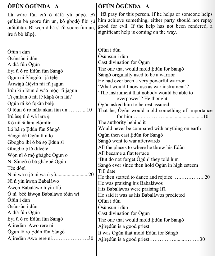 ©kominifa.com | Extract of "Ifá a complete divination"