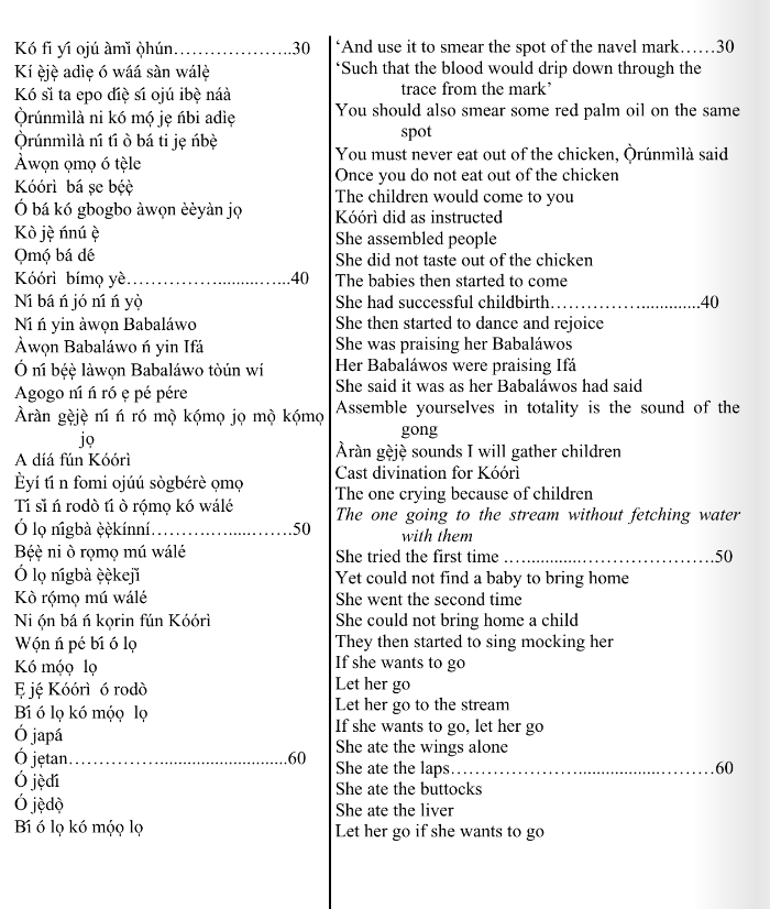 ©kominifa.com | Extract of "Ifá a complete divination"