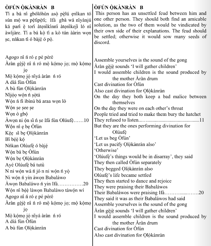 ©kominifa.com | Extract of "Ifá a complete divination"