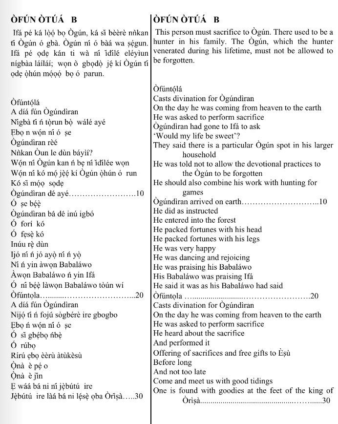 ©kominifa.com | Extract of "Ifá a complete divination"