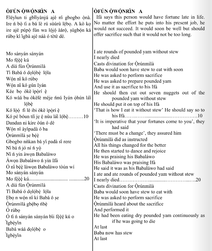 ©kominifa.com | Extract of "Ifá a complete divination"