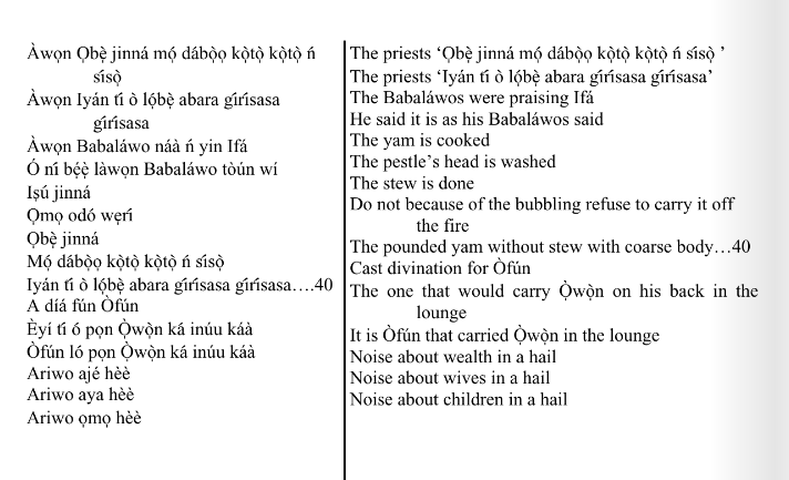 ©kominifa.com | Extract of "Ifá a complete divination"