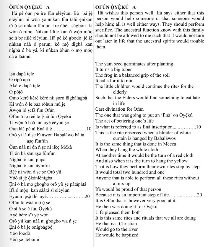 ©kominifa.com | Extract of "Ifá a complete divination"