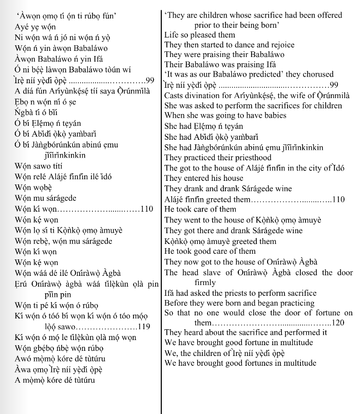 ©kominifa.com | Extract of "Ifá a complete divination"