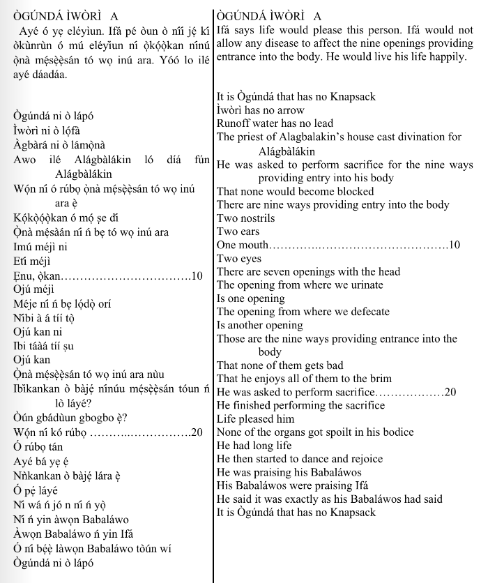 ©kominifa.com | Extract of "Ifá a complete divination"