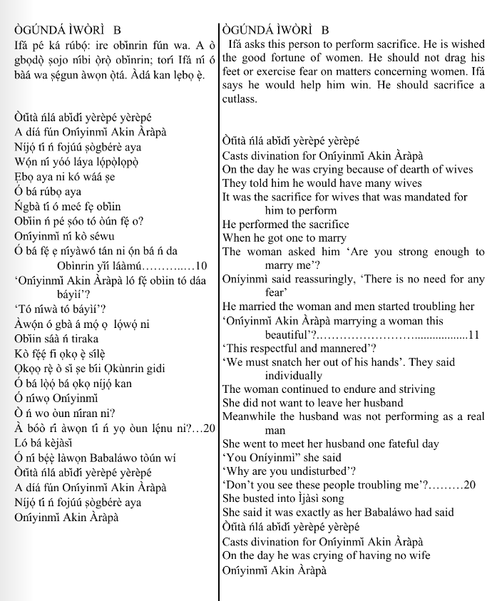 ©kominifa.com | Extract of "Ifá a complete divination"