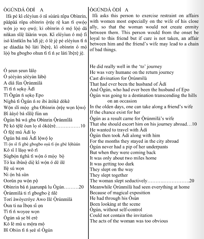 ©kominifa.com | Extract of "Ifá a complete divination"