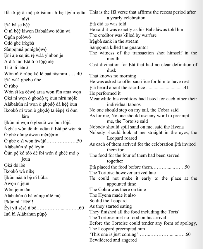 ©kominifa.com | Extract of "Ifá a complete divination"