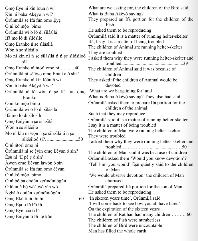 ©kominifa.com | Extract of "Ifá a complete divination"