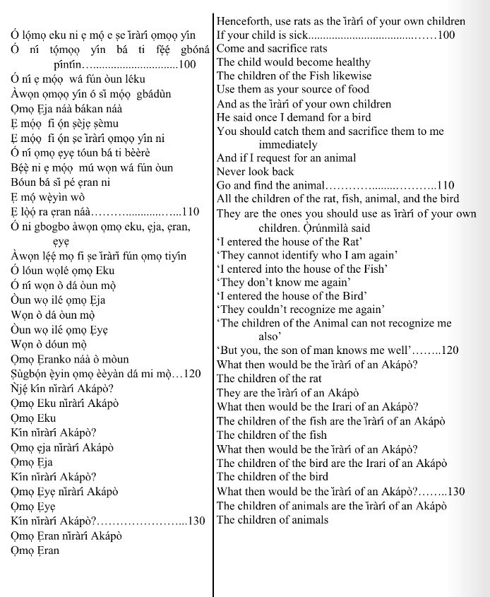 ©kominifa.com | Extract of "Ifá a complete divination"