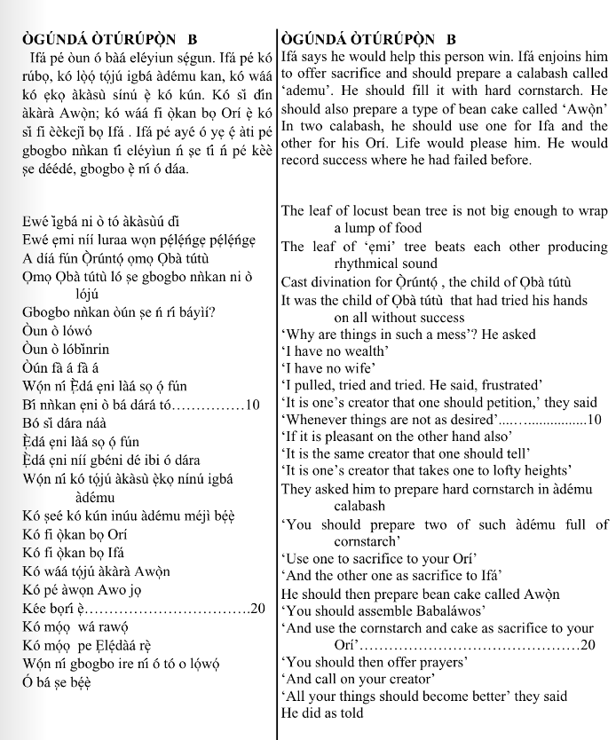 ©kominifa.com | Extract of "Ifá a complete divination"