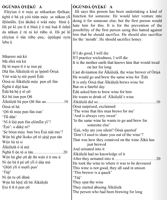 ©kominifa.com | Extract of "Ifá a complete divination"