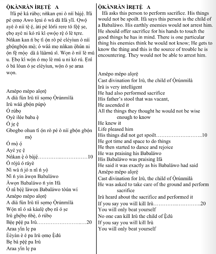 ©kominifa.com | Extract of "Ifá a complete divination"