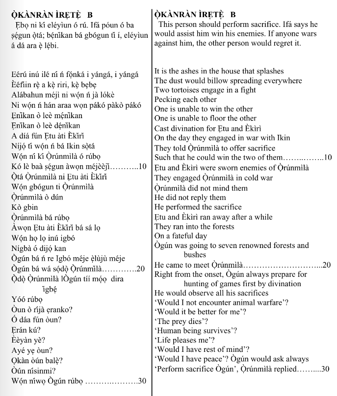 ©kominifa.com | Extract of "Ifá a complete divination"