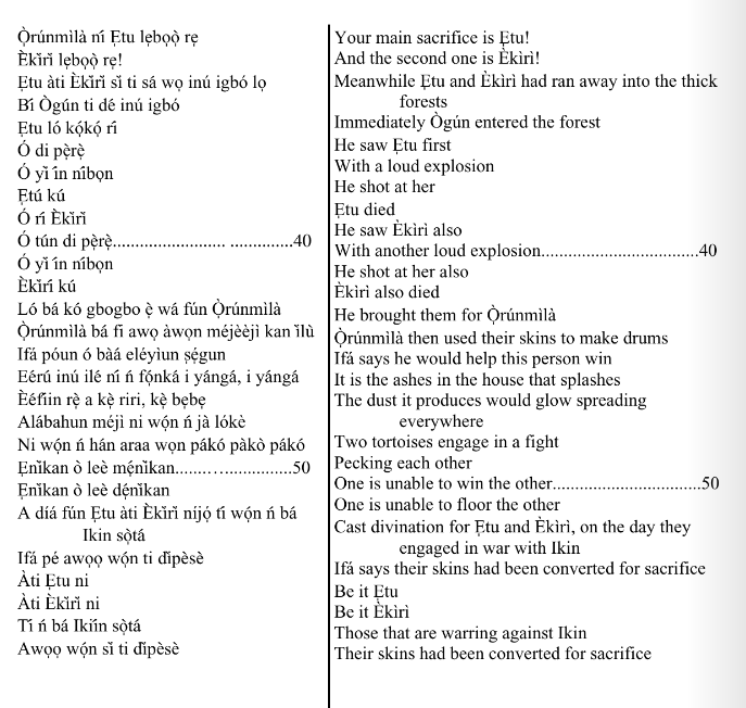 ©kominifa.com | Extract of "Ifá a complete divination"