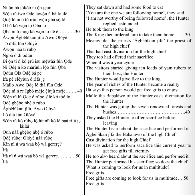 ©kominifa.com | Extract of "Ifá a complete divination"