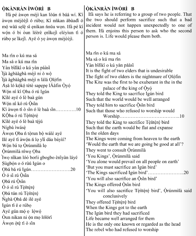 ©kominifa.com | Extract of "Ifá a complete divination"