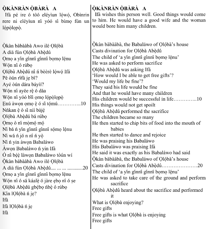 ©kominifa.com | Extract of "Ifá a complete divination"