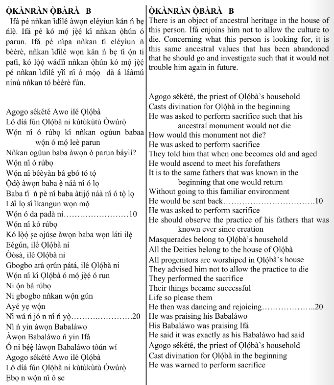 ©kominifa.com | Extract of "Ifá a complete divination"