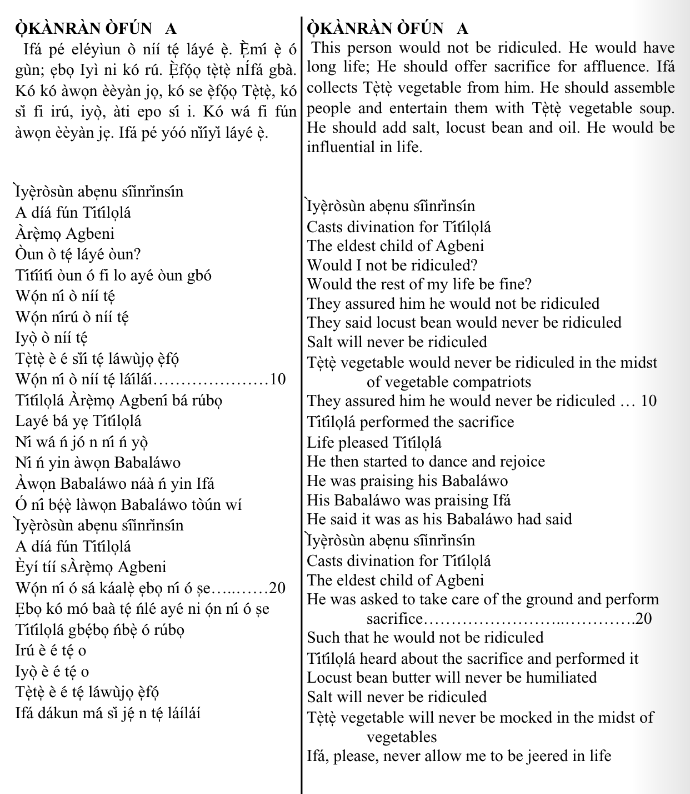 ©kominifa.com | Extract of "Ifá a complete divination"