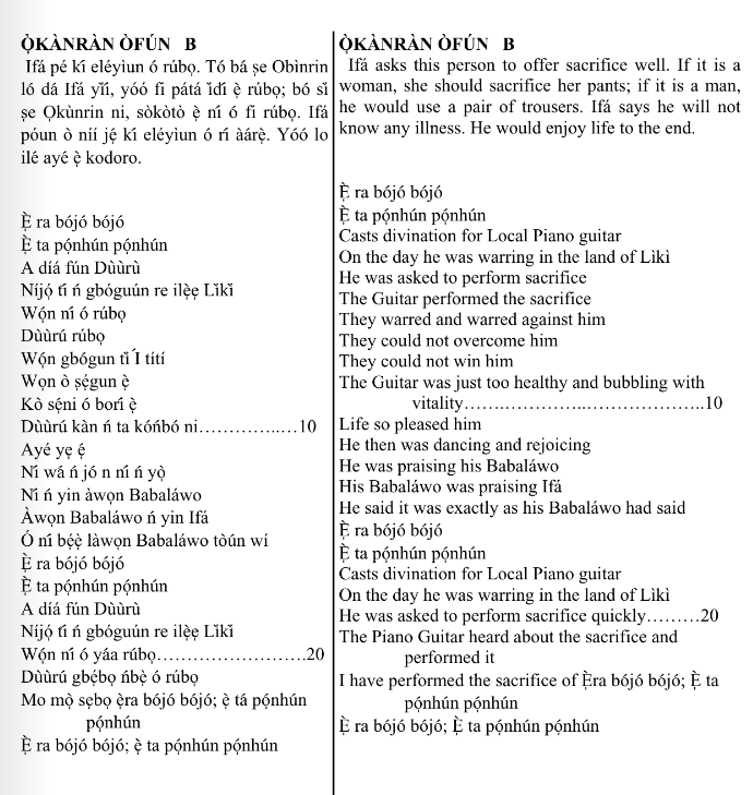 ©kominifa.com | Extract of "Ifá a complete divination"