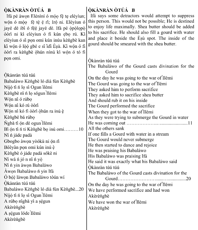 ©kominifa.com | Extract of "Ifá a complete divination"