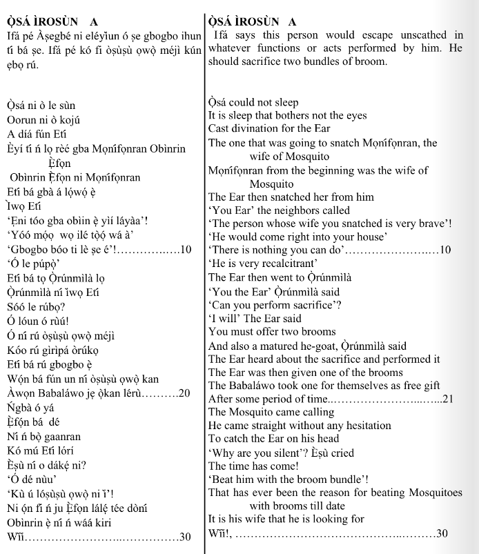 ©kominifa.com | Extract of "Ifá a complete divination"