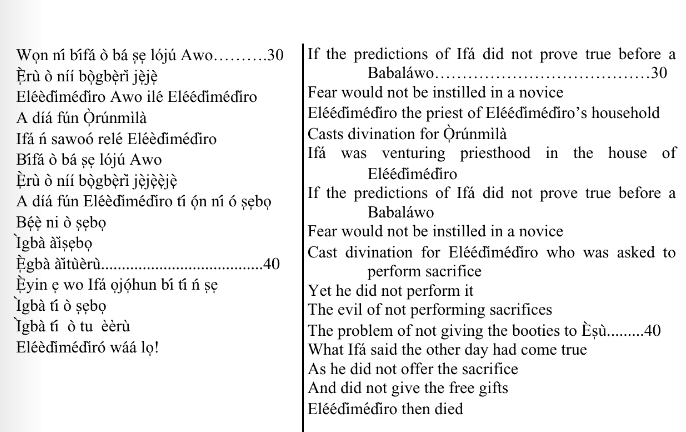 ©kominifa.com | Extract of "Ifá a complete divination"