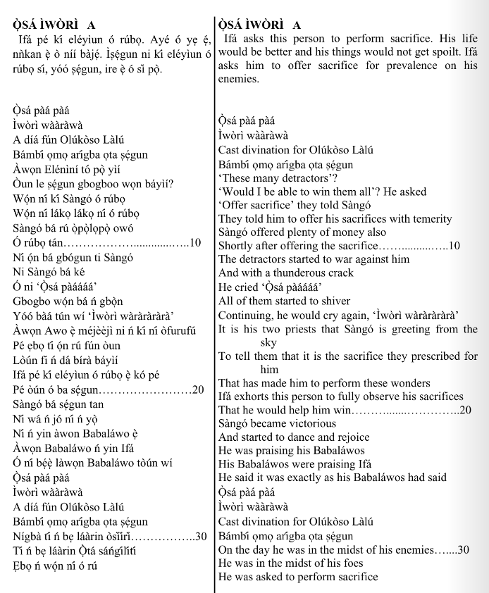 ©kominifa.com | Extract of "Ifá a complete divination"