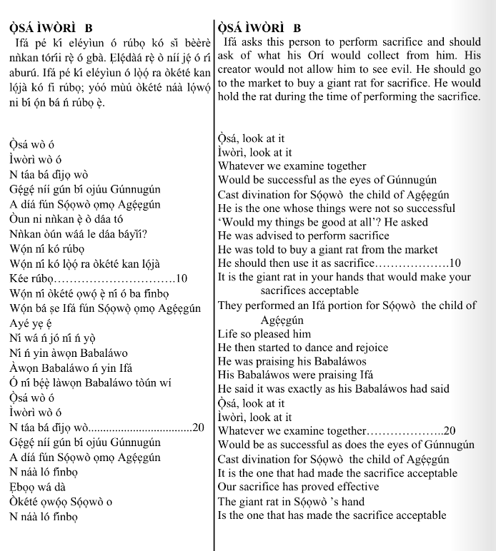 ©kominifa.com | Extract of "Ifá a complete divination"