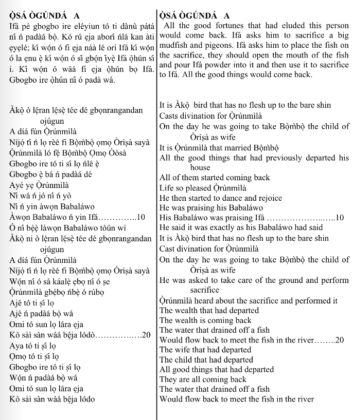 ©kominifa.com | Extract of "Ifá a complete divination"