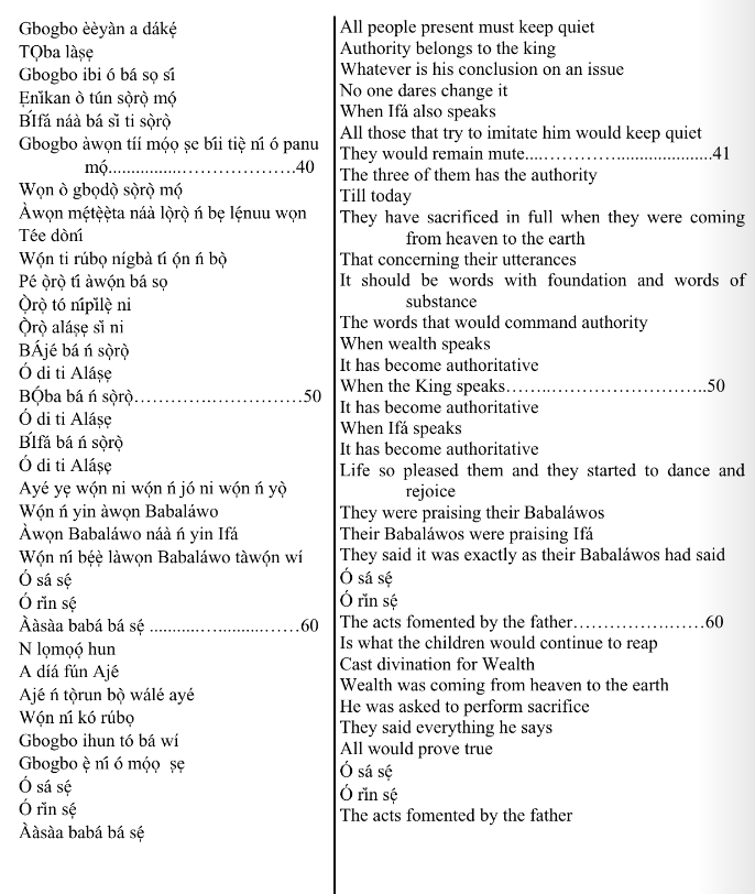 ©kominifa.com | Extract of "Ifá a complete divination"