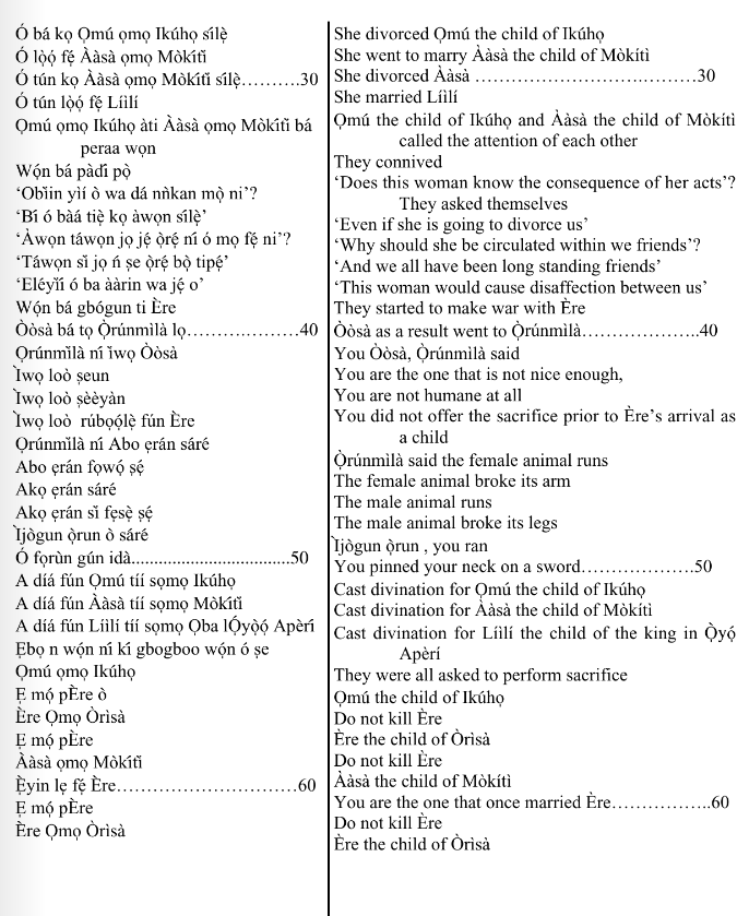 ©kominifa.com | Extract of "Ifá a complete divination"