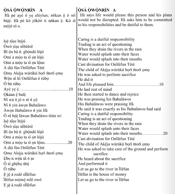 ©kominifa.com | Extract of "Ifá a complete divination"