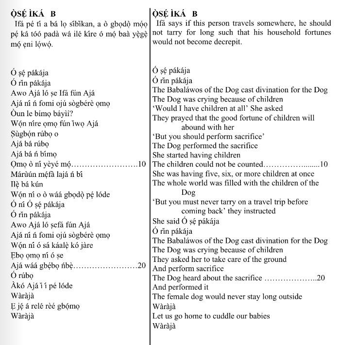 ©kominifa.com | Extract of "Ifá a complete divination"