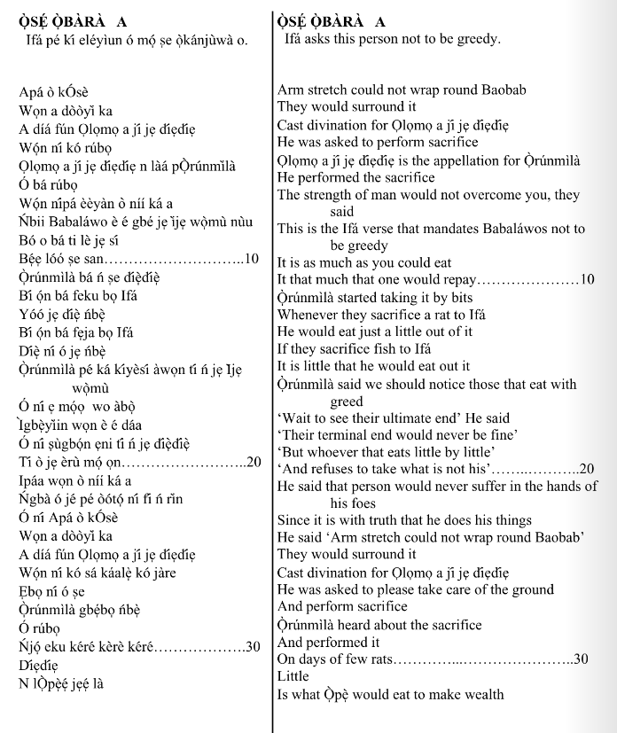 ©kominifa.com | Extract of "Ifá a complete divination"