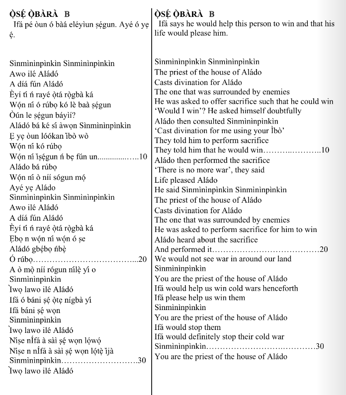 ©kominifa.com | Extract of "Ifá a complete divination"