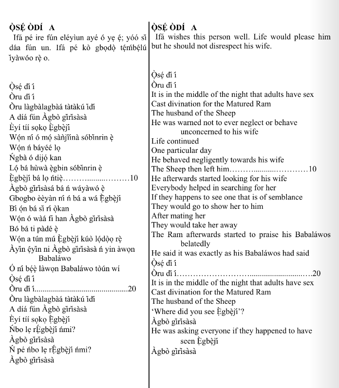 ©kominifa.com | Extract of "Ifá a complete divination"