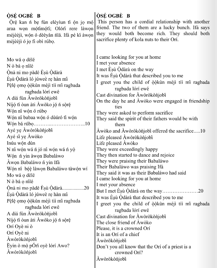 ©kominifa.com | Extract of "Ifá a complete divination"