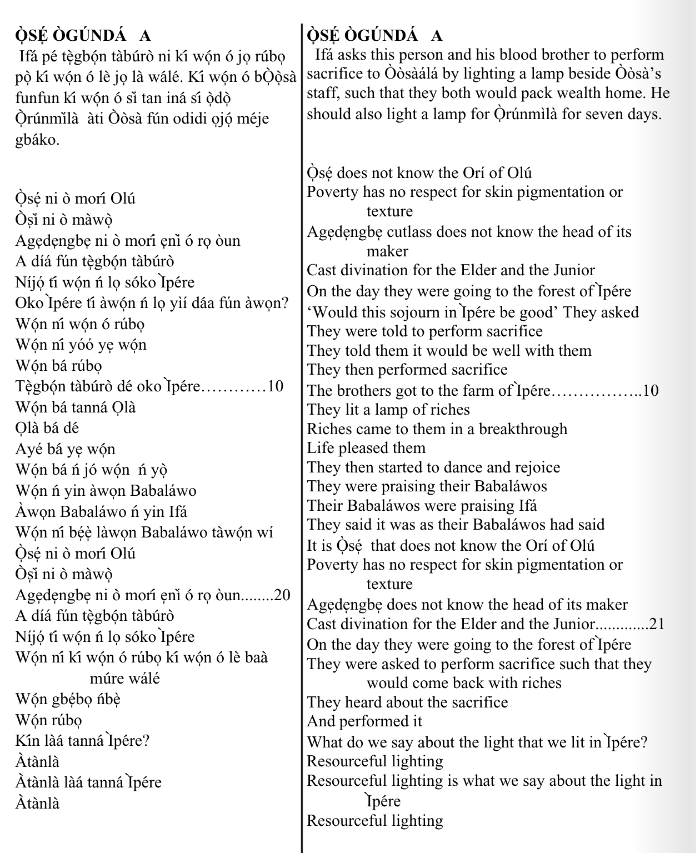 ©kominifa.com | Extract of "Ifá a complete divination"