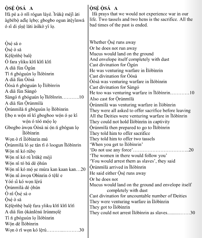 ©kominifa.com | Extract of "Ifá a complete divination"