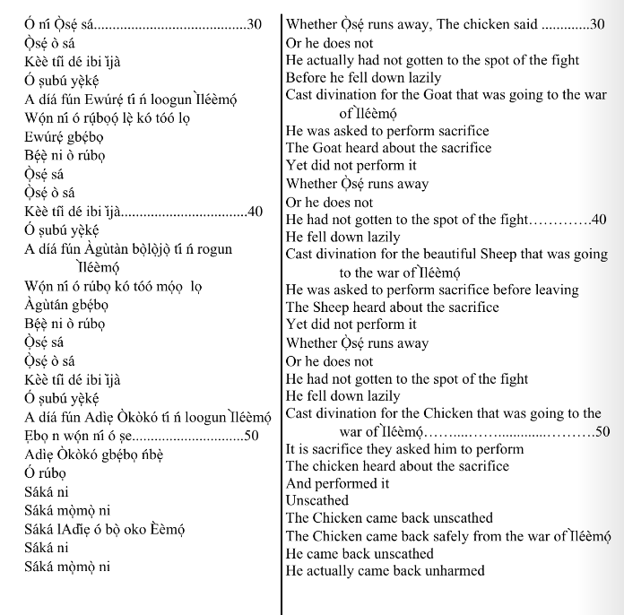 ©kominifa.com | Extract of "Ifá a complete divination"