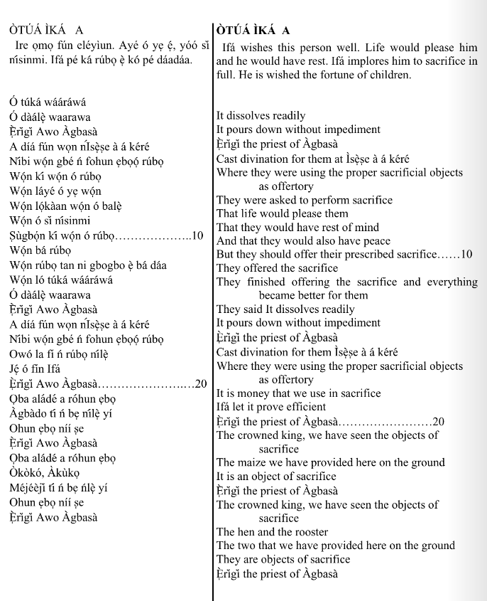 ©kominifa.com | Extract of "Ifá a complete divination"