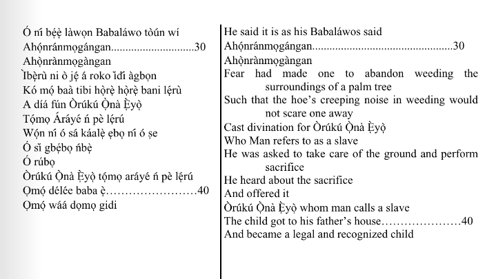 ©kominifa.com | Extract of "Ifá a complete divination"