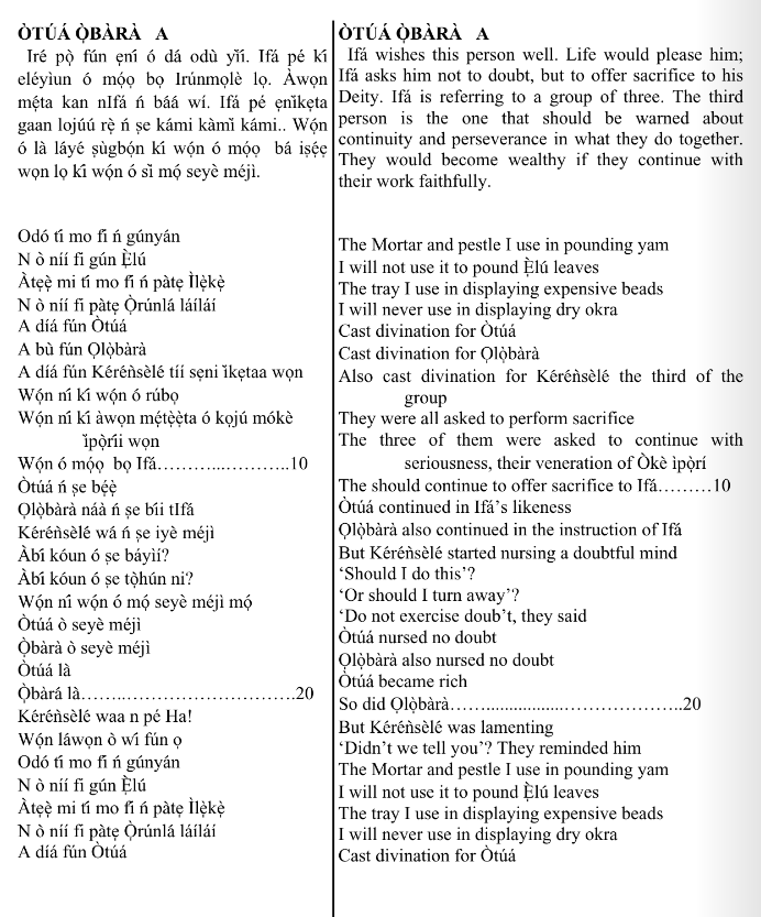 ©kominifa.com | Extract of "Ifá a complete divination"