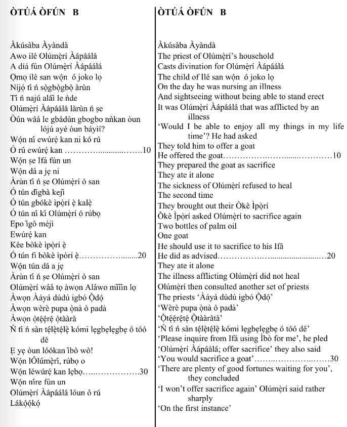 ©kominifa.com | Extract of "Ifá a complete divination"