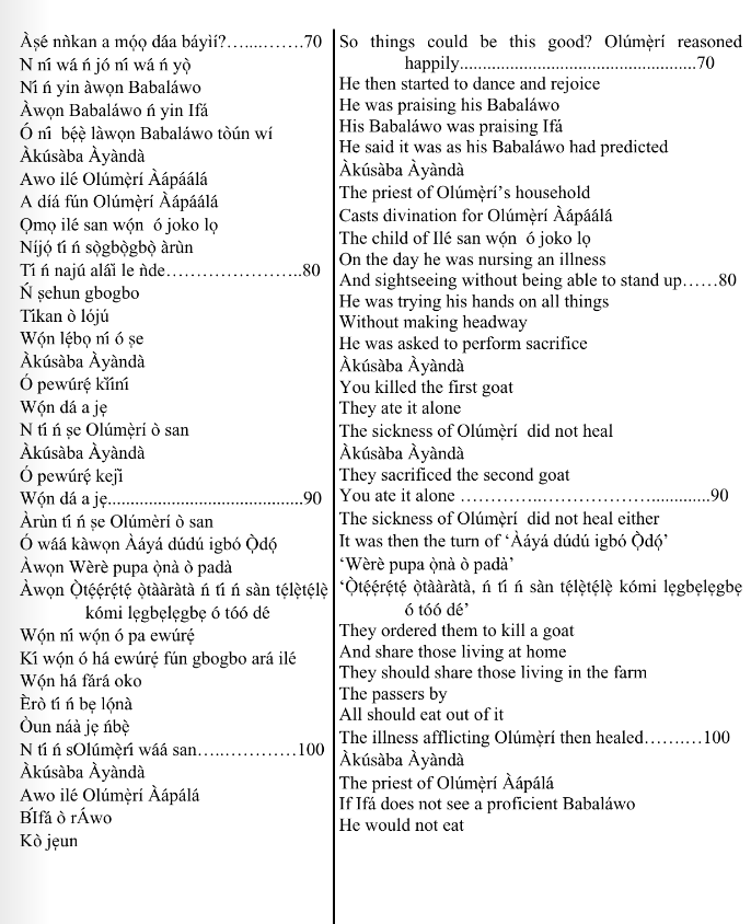 ©kominifa.com | Extract of "Ifá a complete divination"