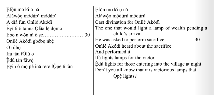 ©kominifa.com | Extract of "Ifá a complete divination"