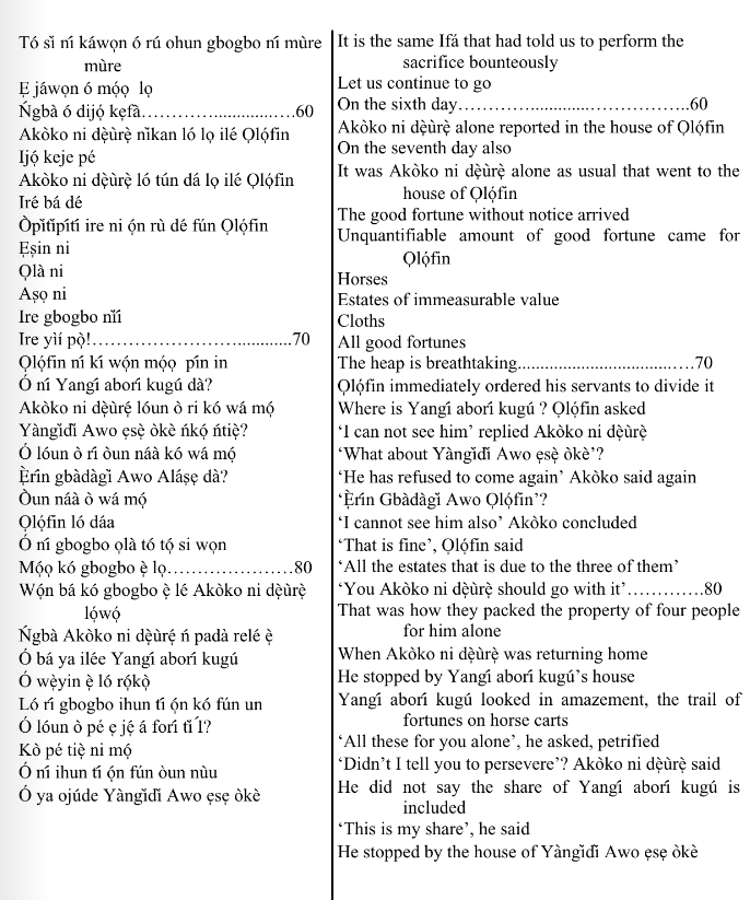 ©kominifa.com | Extract of "Ifá a complete divination"