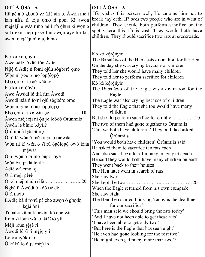 ©kominifa.com | Extract of "Ifá a complete divination"